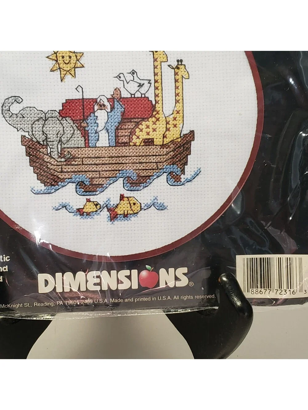 Dimensions Learn A Craft Counted Cross Stitch Noah's Ark Simple Quick NEW 72316